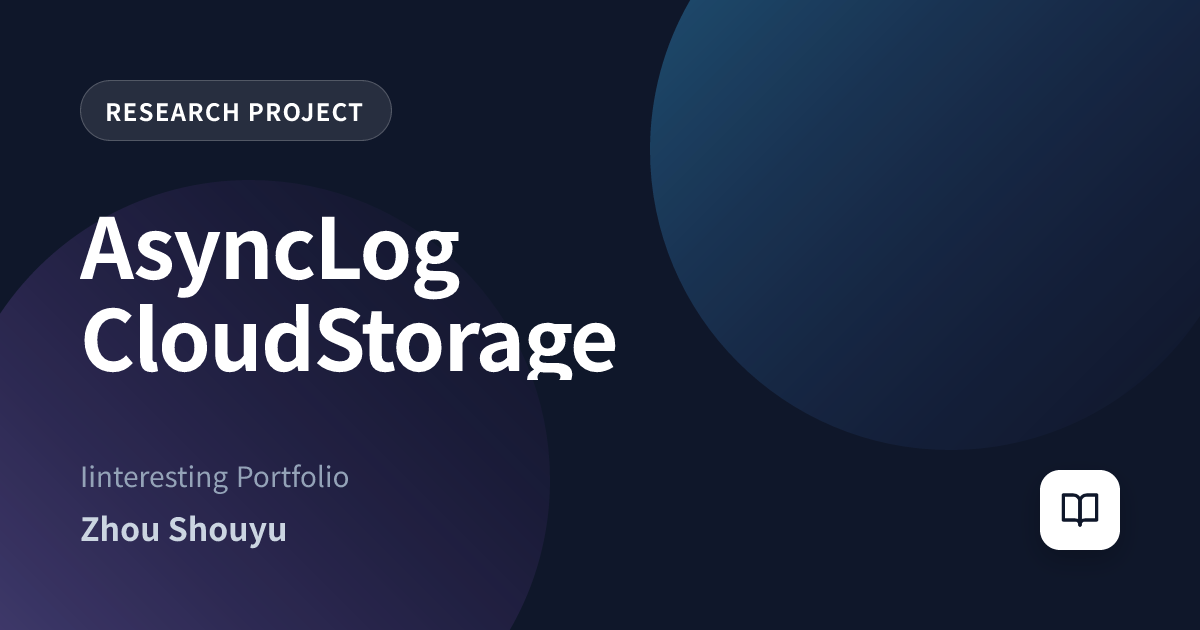 AsyncLog CloudStorage