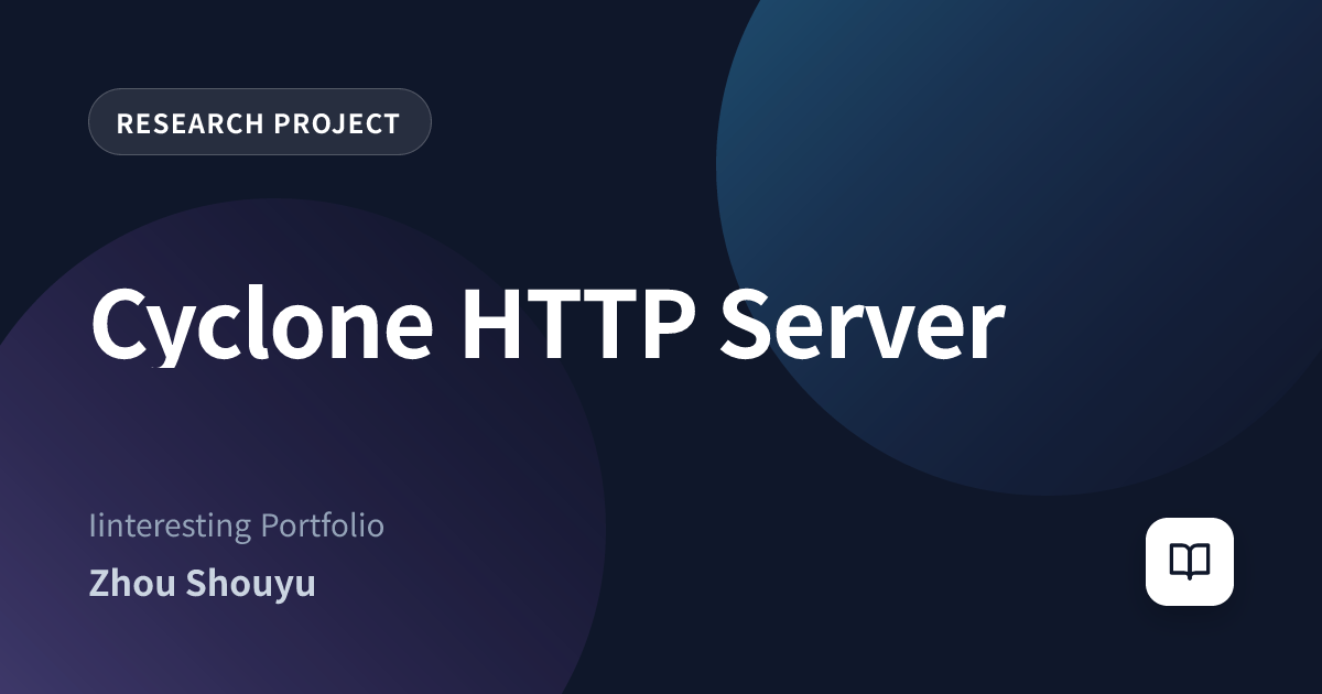 Cyclone HTTP Server